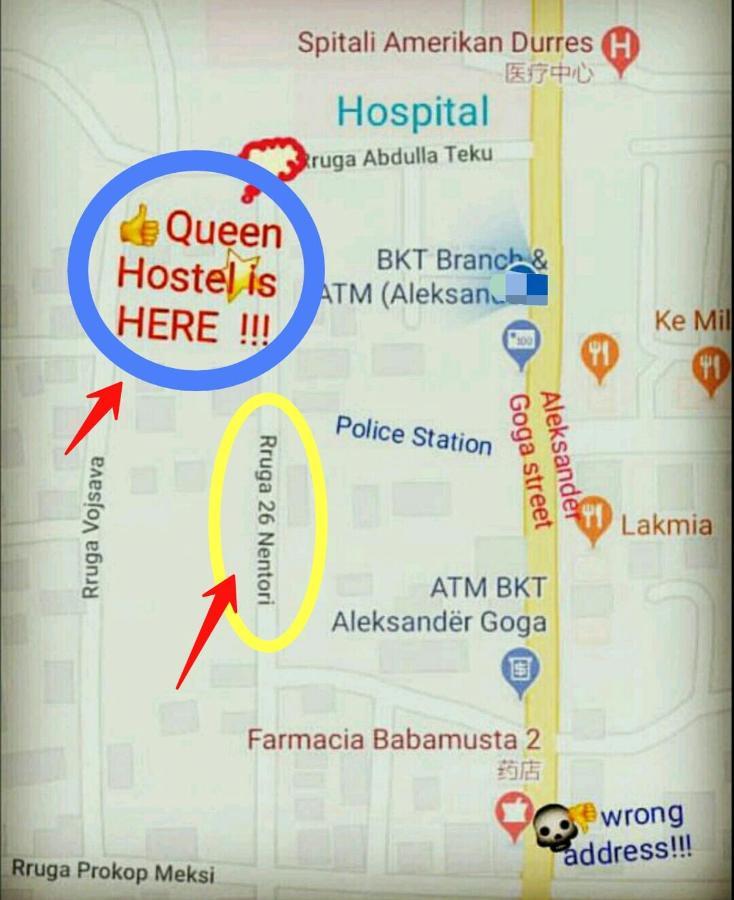 Queen Hostel Durrës Kültér fotó